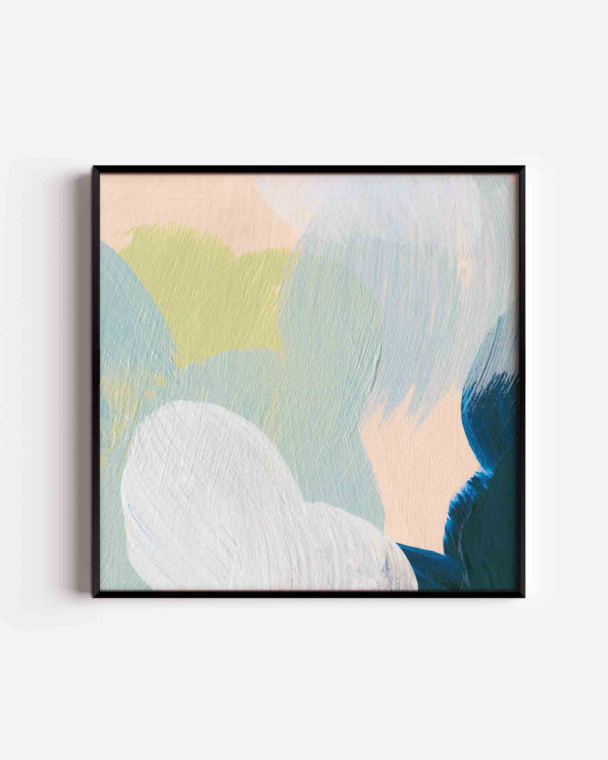 Abstracte vormen – schilderkunst vierkante poster als wanddecoratie