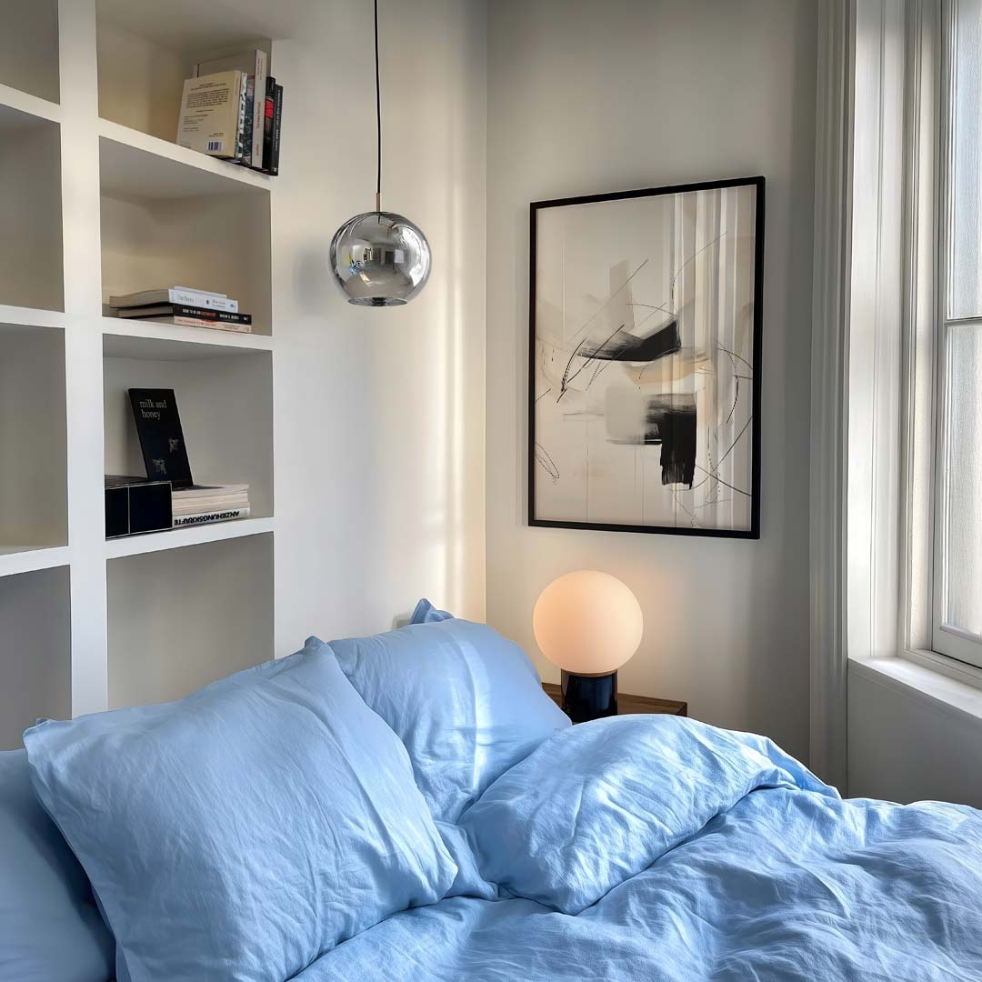 Abstracte Elegantie – staande muurposter met elegante eenvoud
