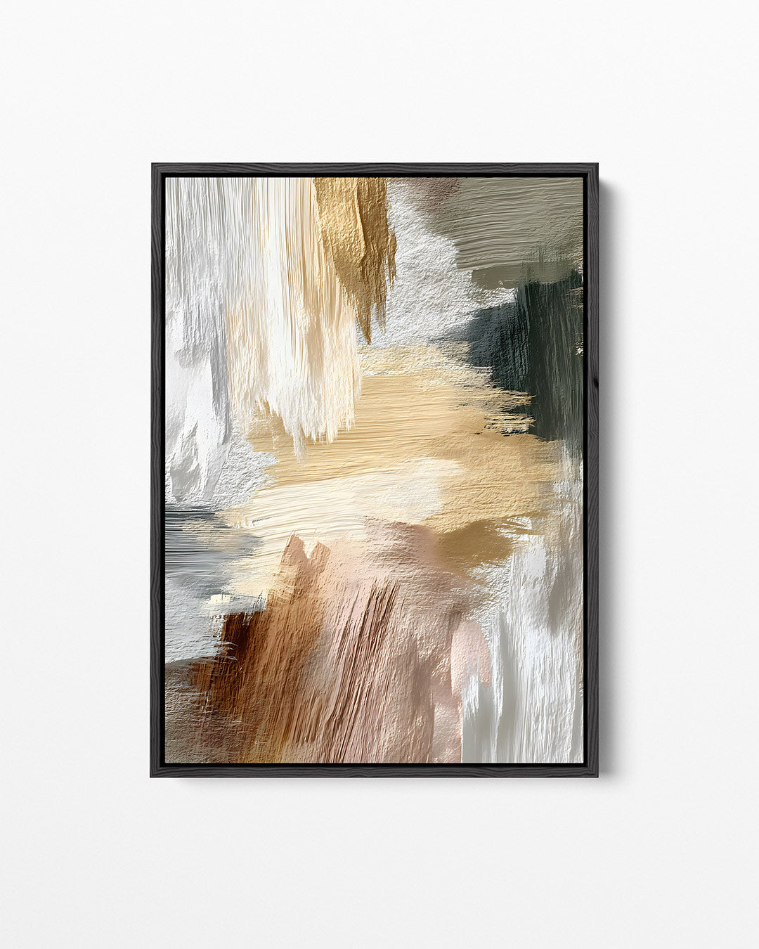 Dynamische kleurenmix – staand wanddecoratie kunstwerk