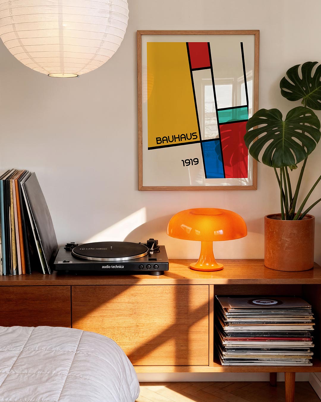 Vorm en kleur – moderne Bauhaus wandkunst als poster