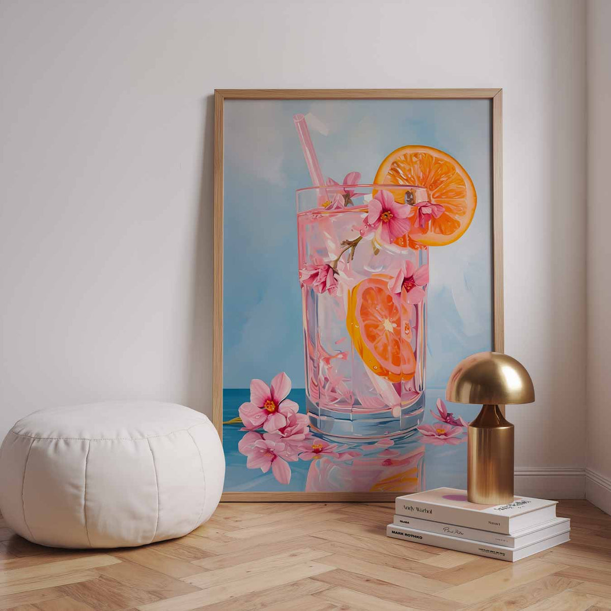 Zomers Genot – urban poster in staand formaat