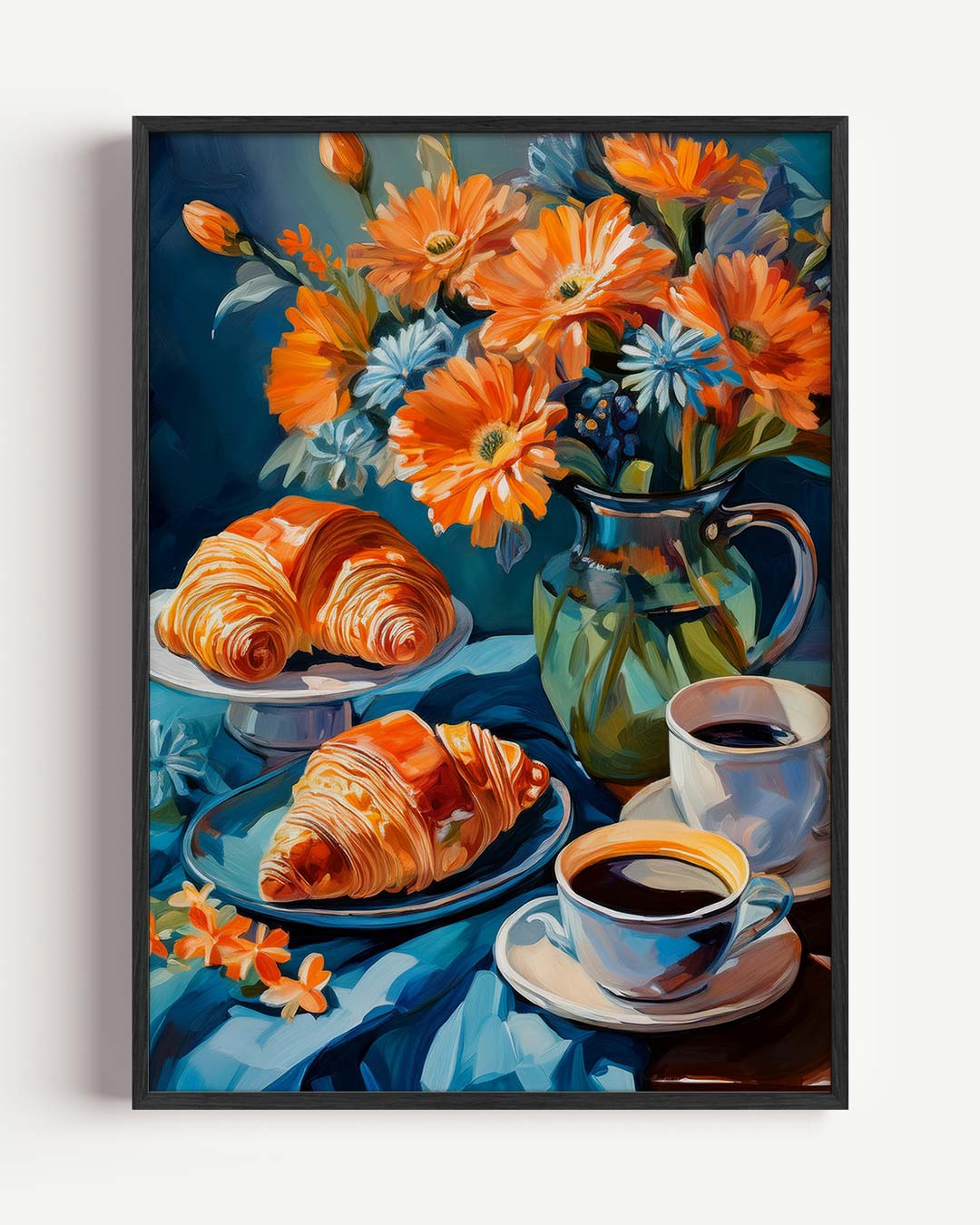 Rustieke Ontbijt Sfeerposter – keuken portret poster als wanddecoratie