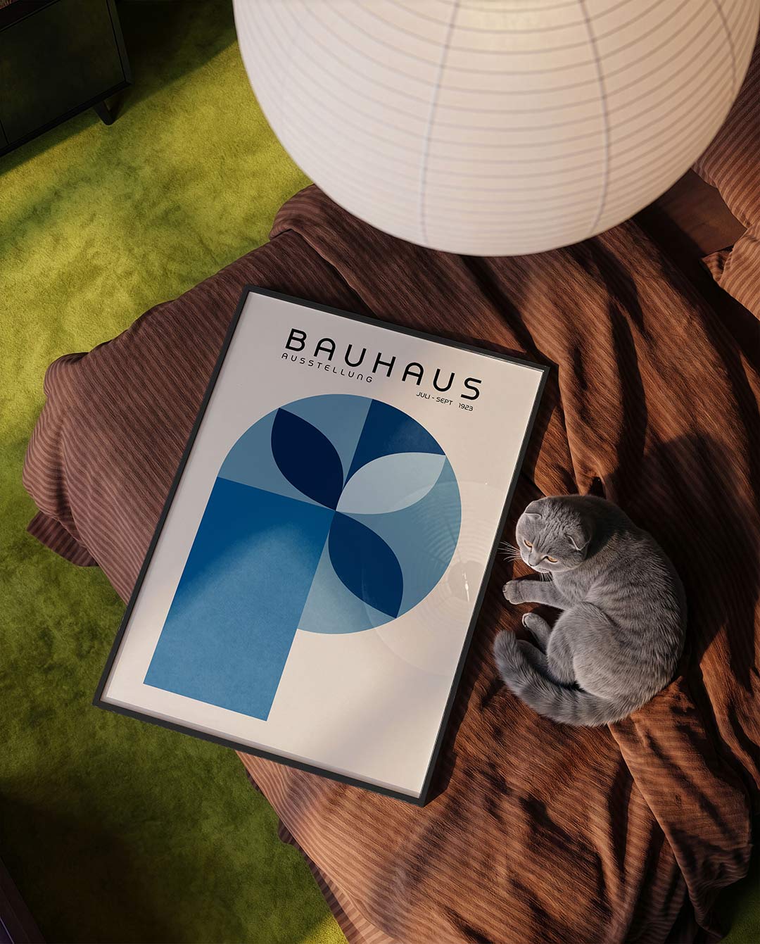Vorm en balans – moderne Bauhaus wandkunst als poster