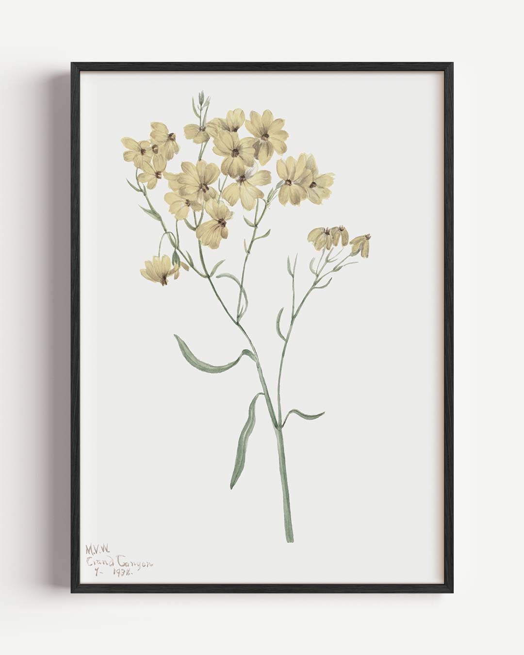 Zongele Bloemenpracht – vintage portret poster als wanddecoratie