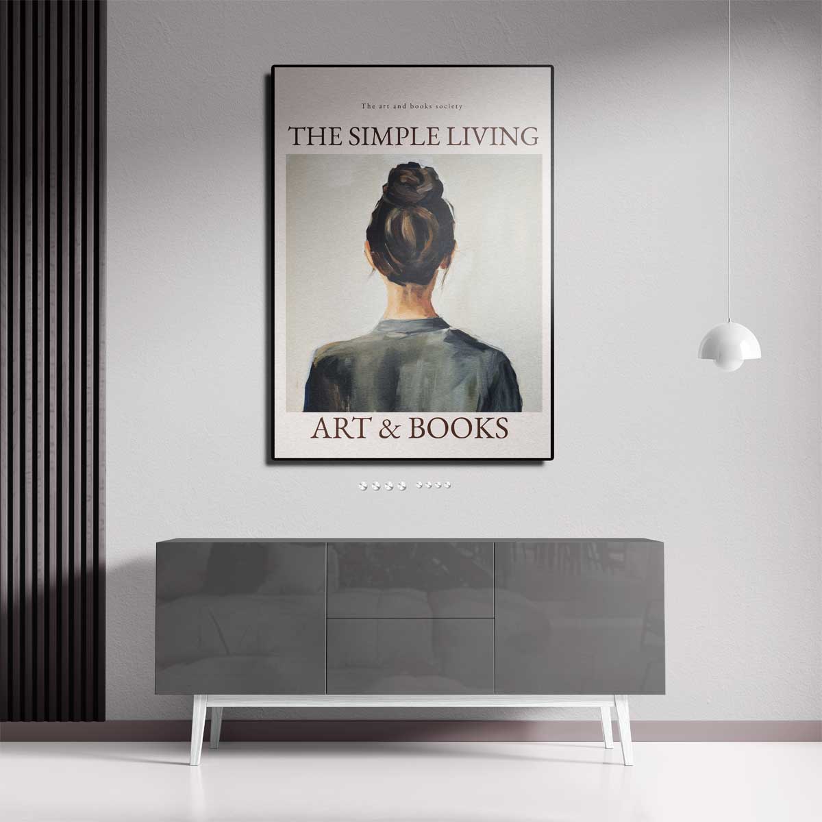 Eenvoudige Schoonheid – staand kunstwerk voor modern interieur