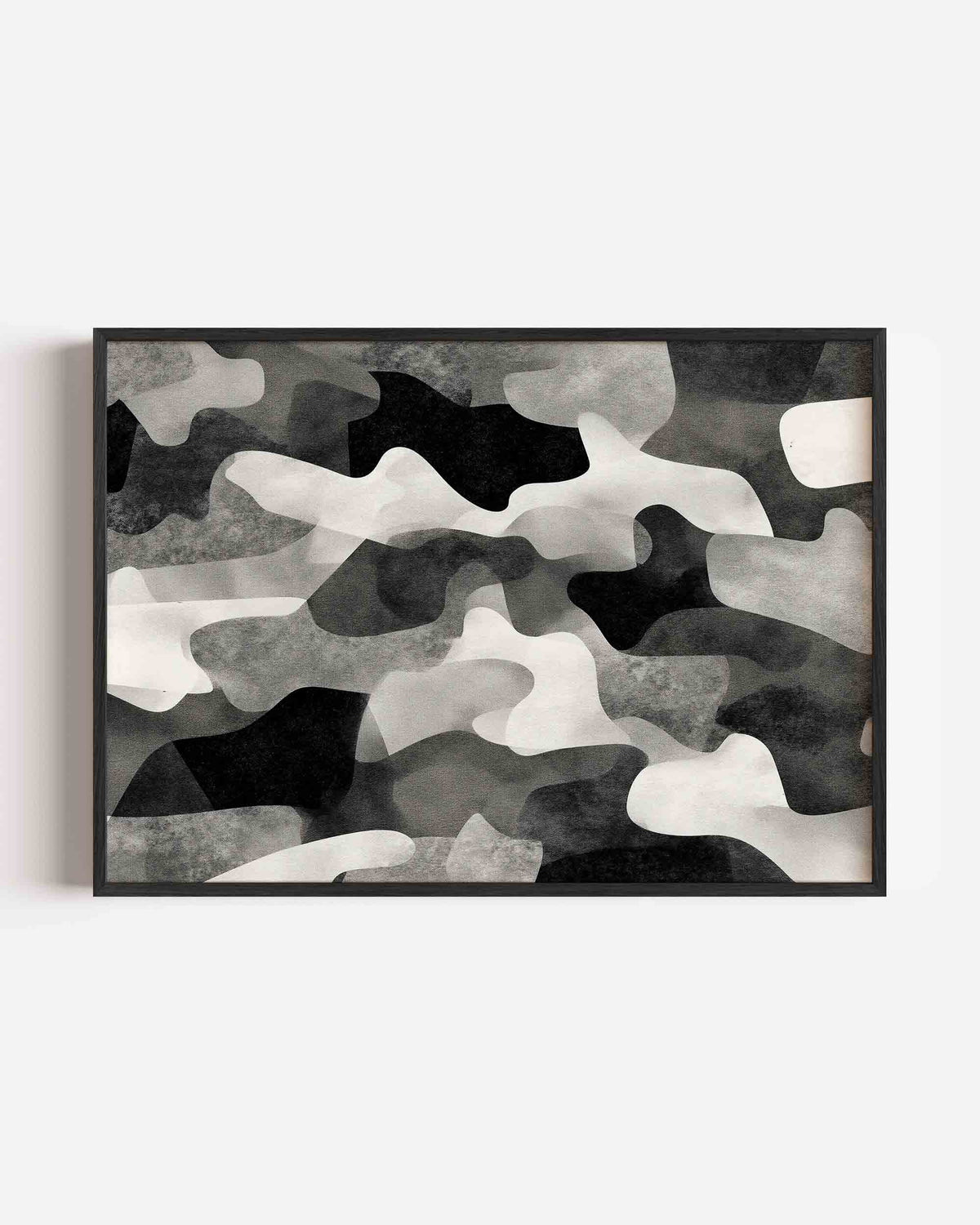 Abstracte vormen – abstracte landscape poster als wanddecoratie