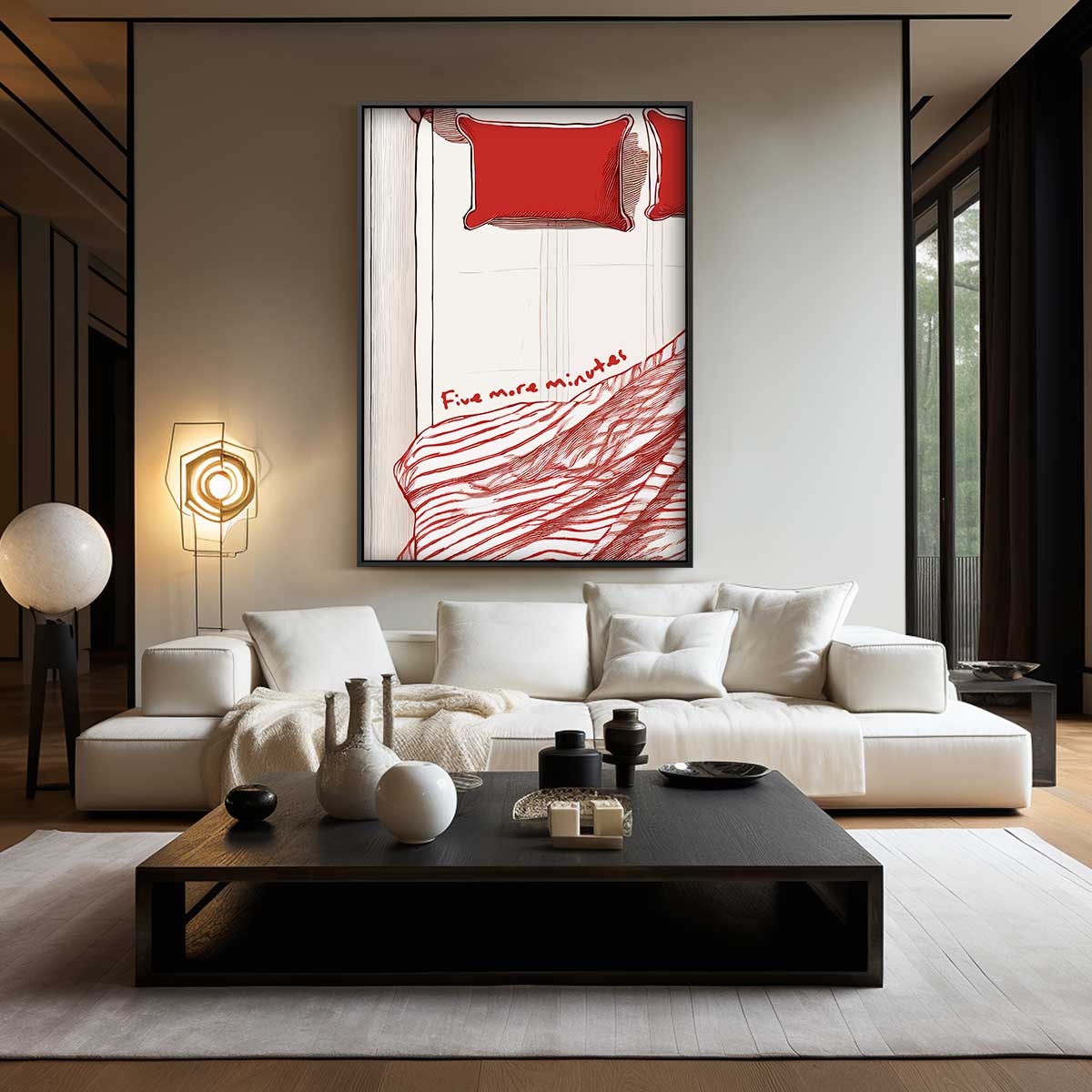 Vijf Minuten Meer – plexiglas wanddecoratie in portret formaat