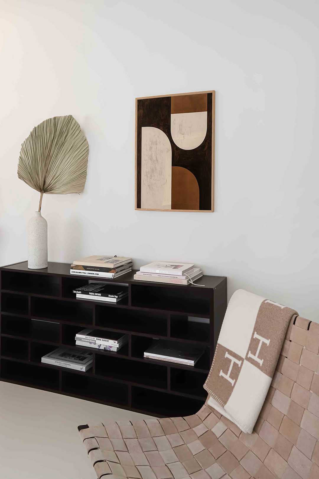 Abstracte vormen – staande moderne wanddecoratie van WallArtistic