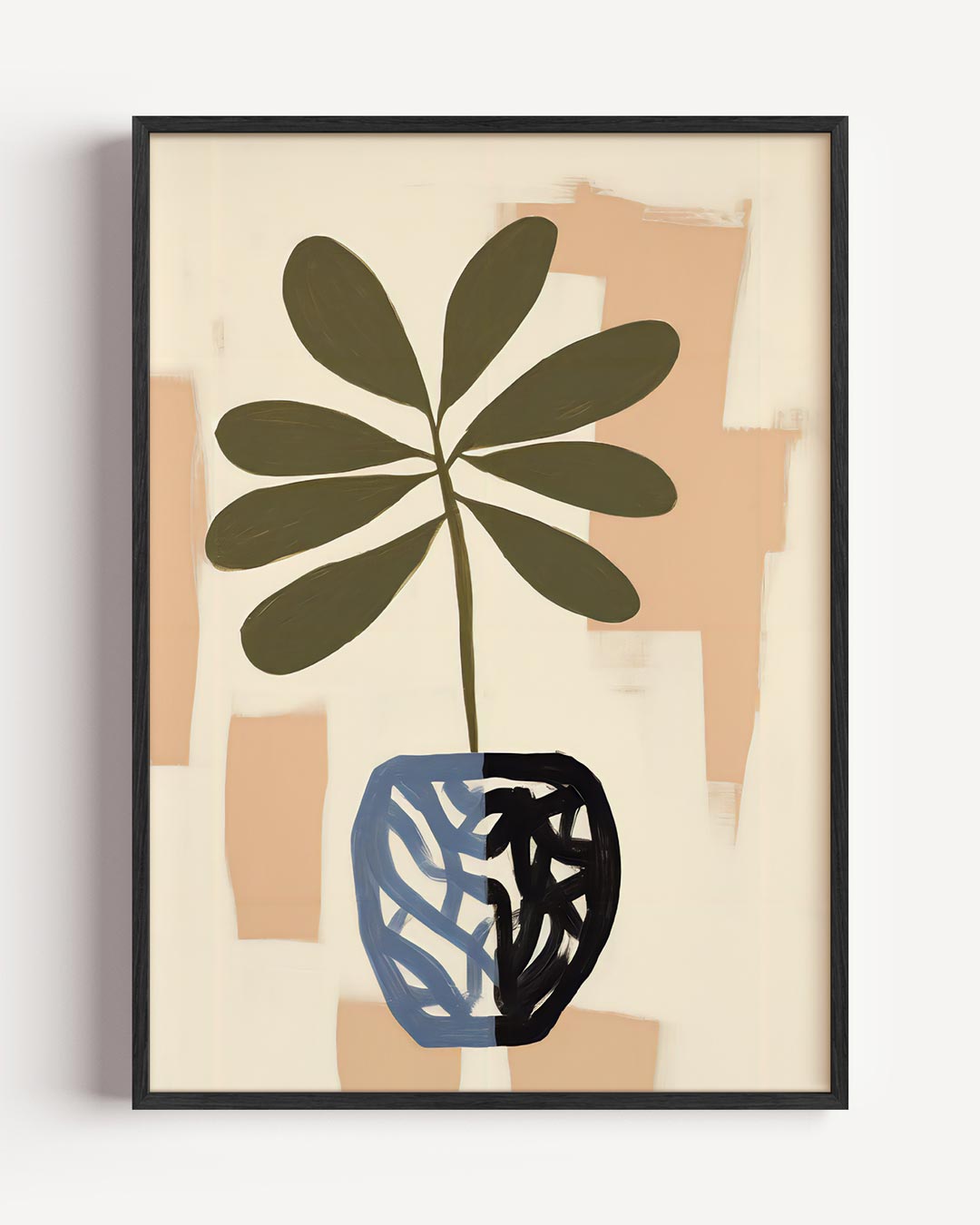Moderne Botanische – bloemen portret poster als wanddecoratie