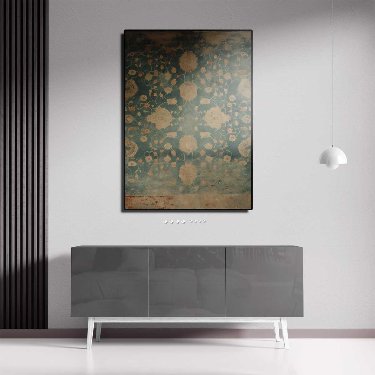 Bloemenpracht op Doek – staande wandkunst voor woonkamer of interieur