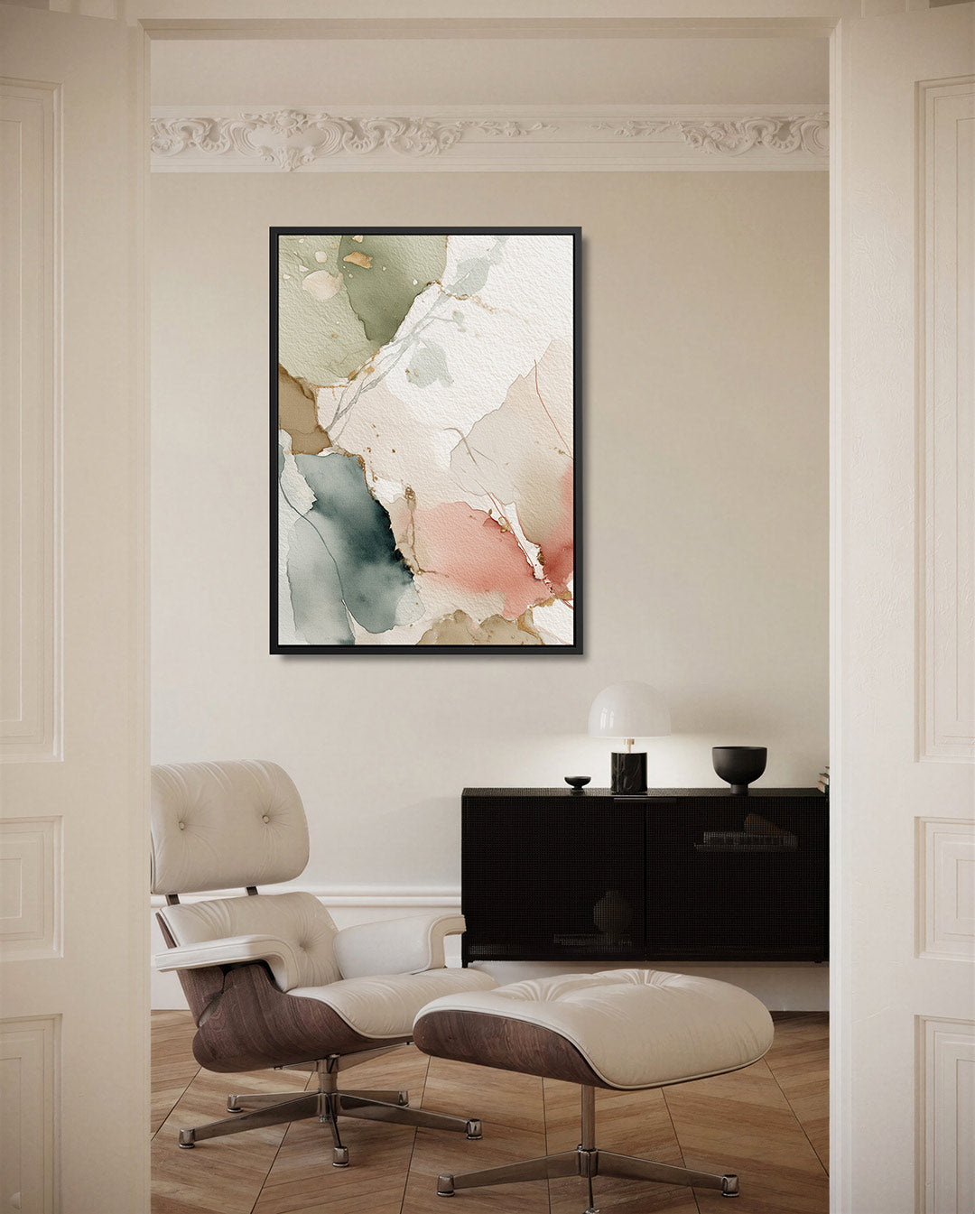Compositie van vormen – staand wanddecoratie kunstwerk