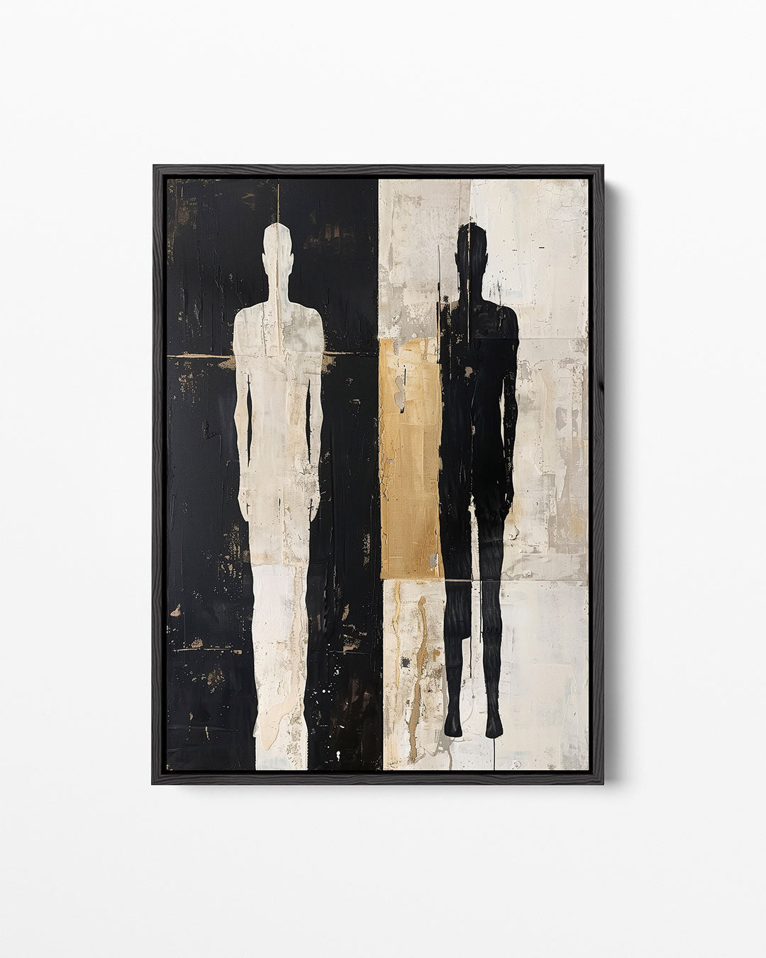 Menselijke silhouetten – staand wanddecoratie kunstwerk