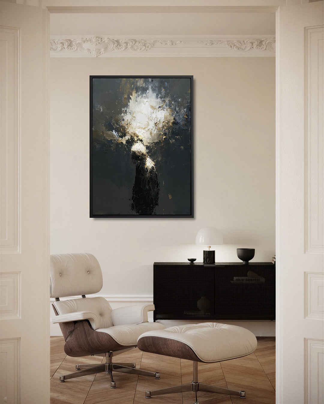 Dynamische vormen – moderne staande wandkunst