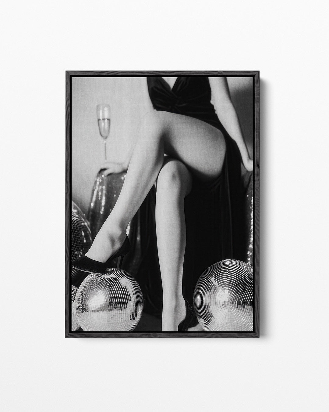 Glamoureuze elegantie – staand wanddecoratie kunstwerk