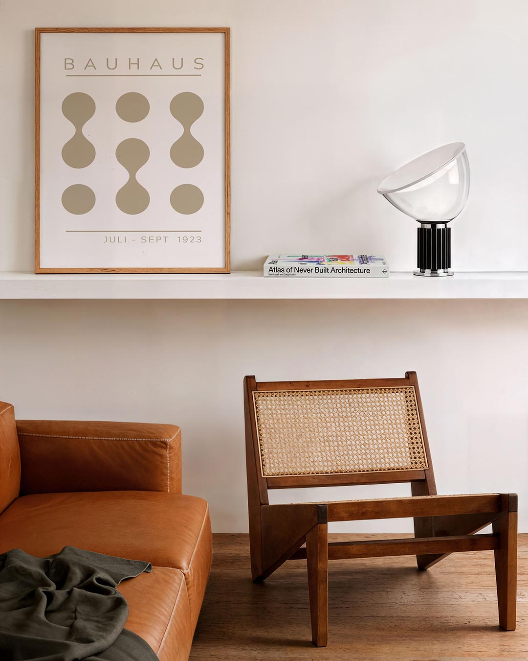 Vorm en ritme – staande Bauhaus poster voor aan de muur