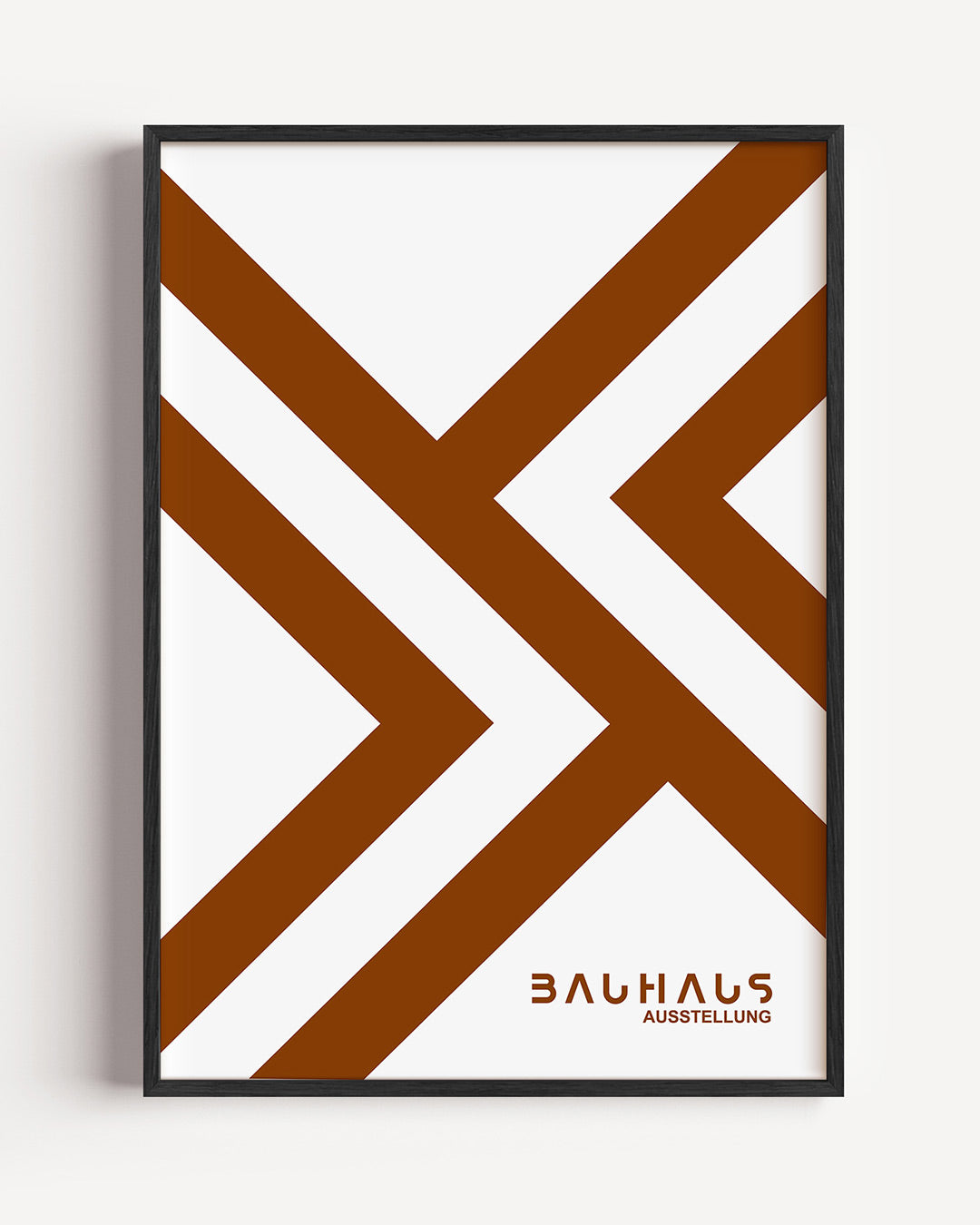 Lijnen en vlakken – staande Bauhaus poster als wanddecoratie