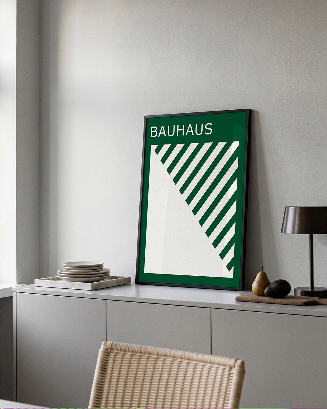 – moderne Bauhaus wandkunst als poster