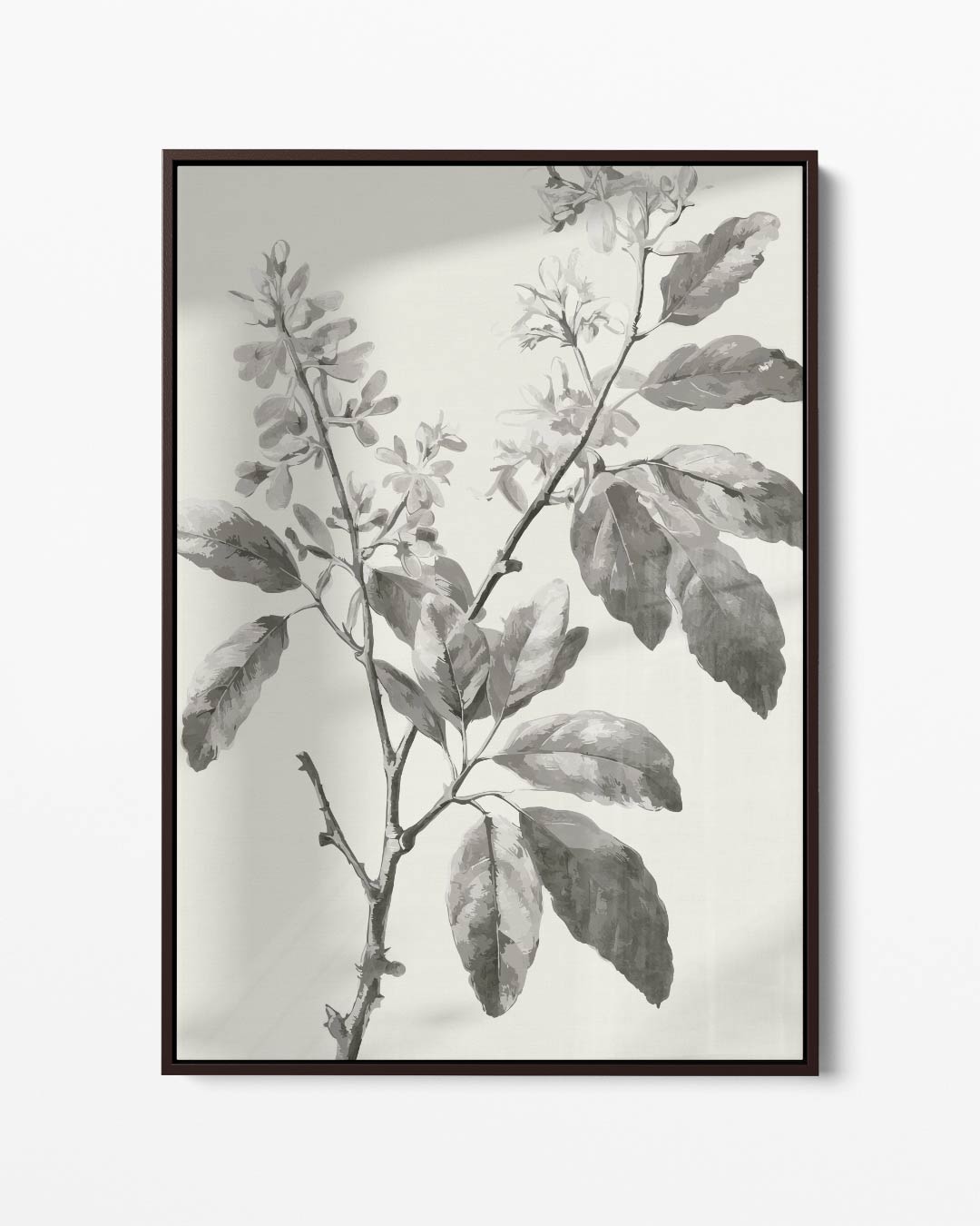 Botanische Elegantie – portret kunstwerk als wanddecoratie
