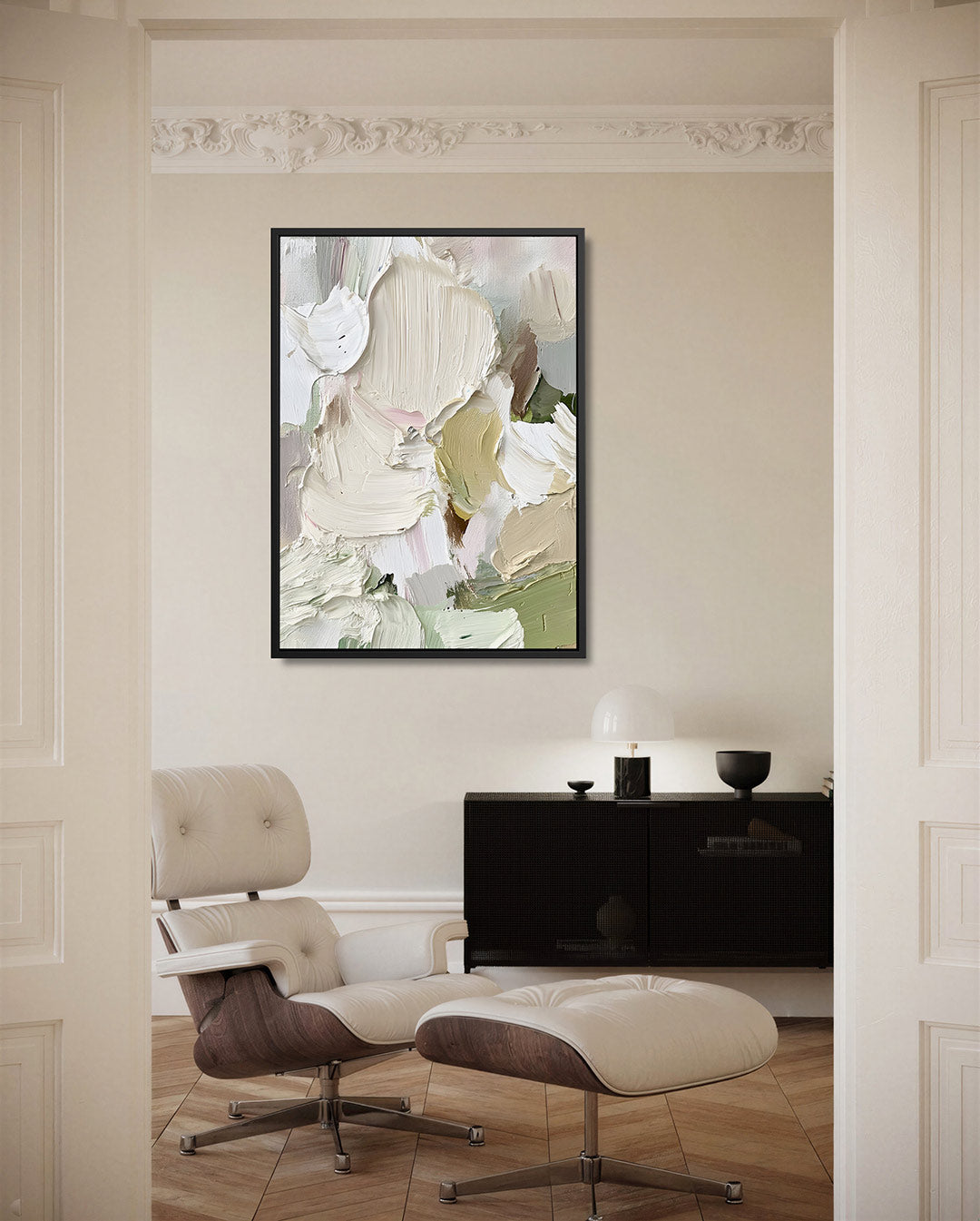 Kleurencompositie – staand wanddecoratie kunstwerk