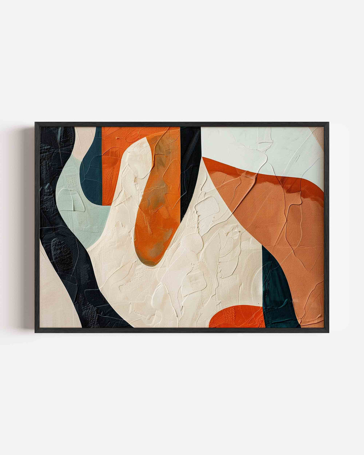 Abstracte vormen – abstracte landscape poster als wanddecoratie