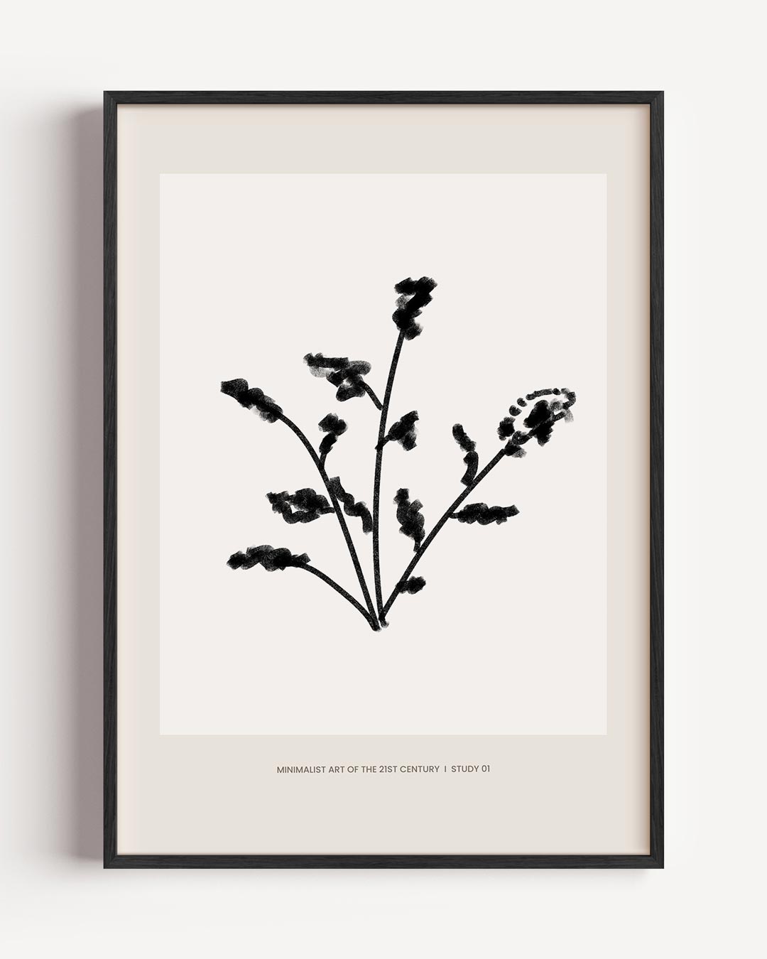 Minimalistische Botanische – bloemen portret poster als wanddecoratie