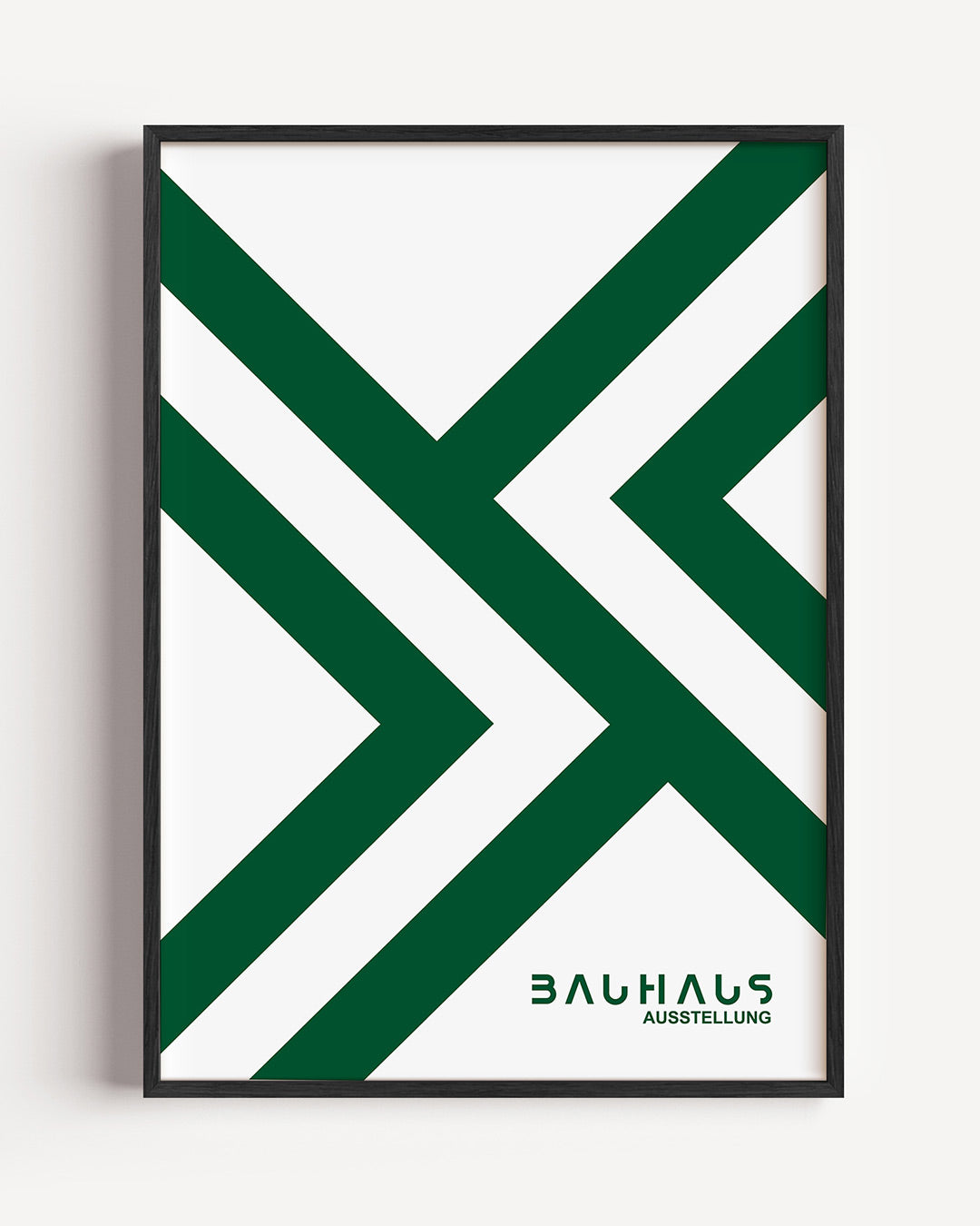 Lijnen en vlaken – staande Bauhaus poster als wanddecoratie