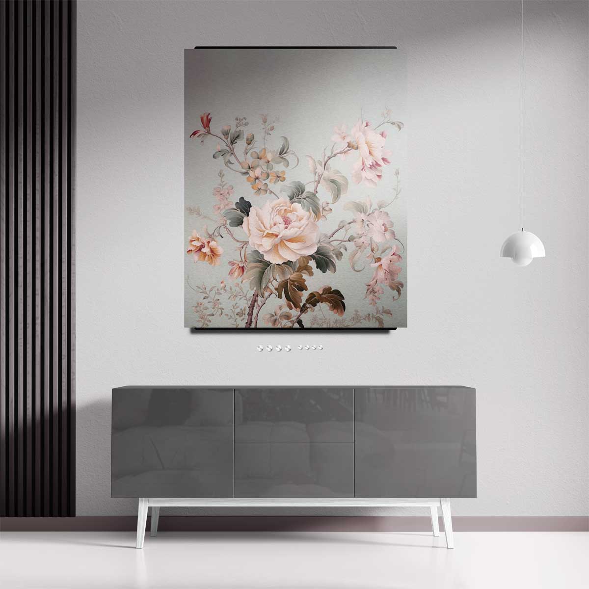 Bloemenpracht Wanddecoratie – staand kunstwerk voor modern interieur