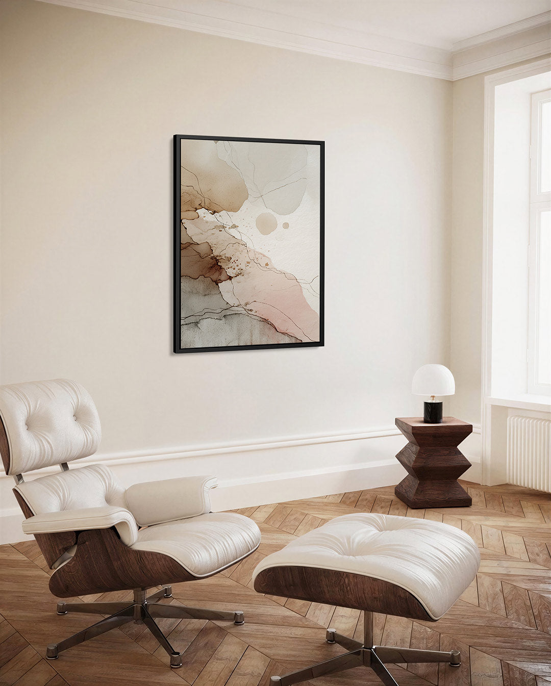 Organische vormen – decoratief kunstwerk voor aan de muur