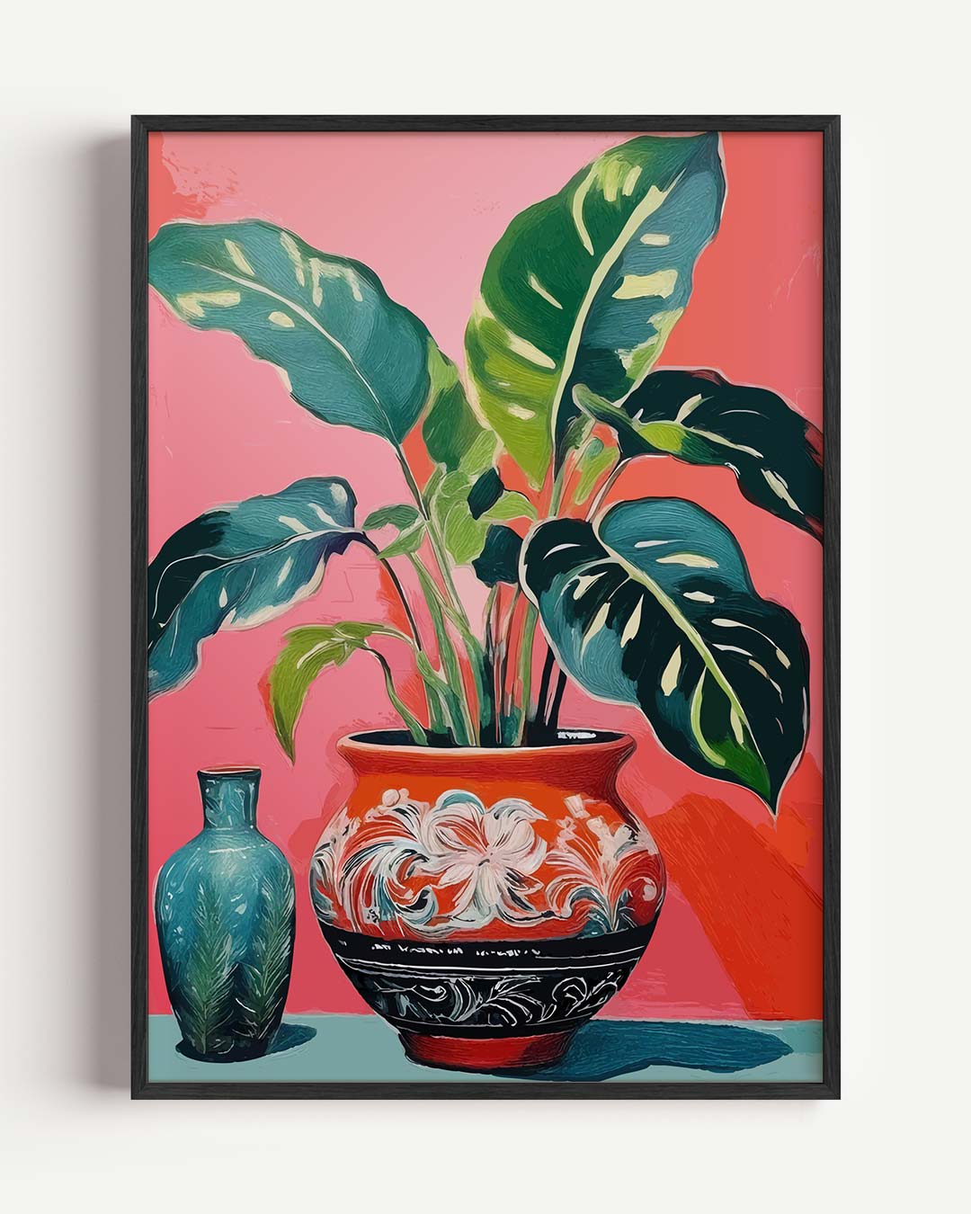 Botanische kunstprint – bloemen portret poster als wanddecoratie
