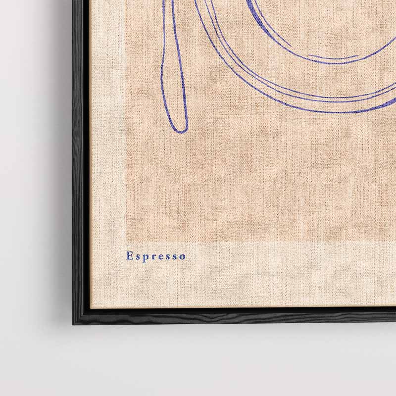 Eenvoudige Tafelschikking Illustratie – plexiglas kunstwerk als wanddecoratie