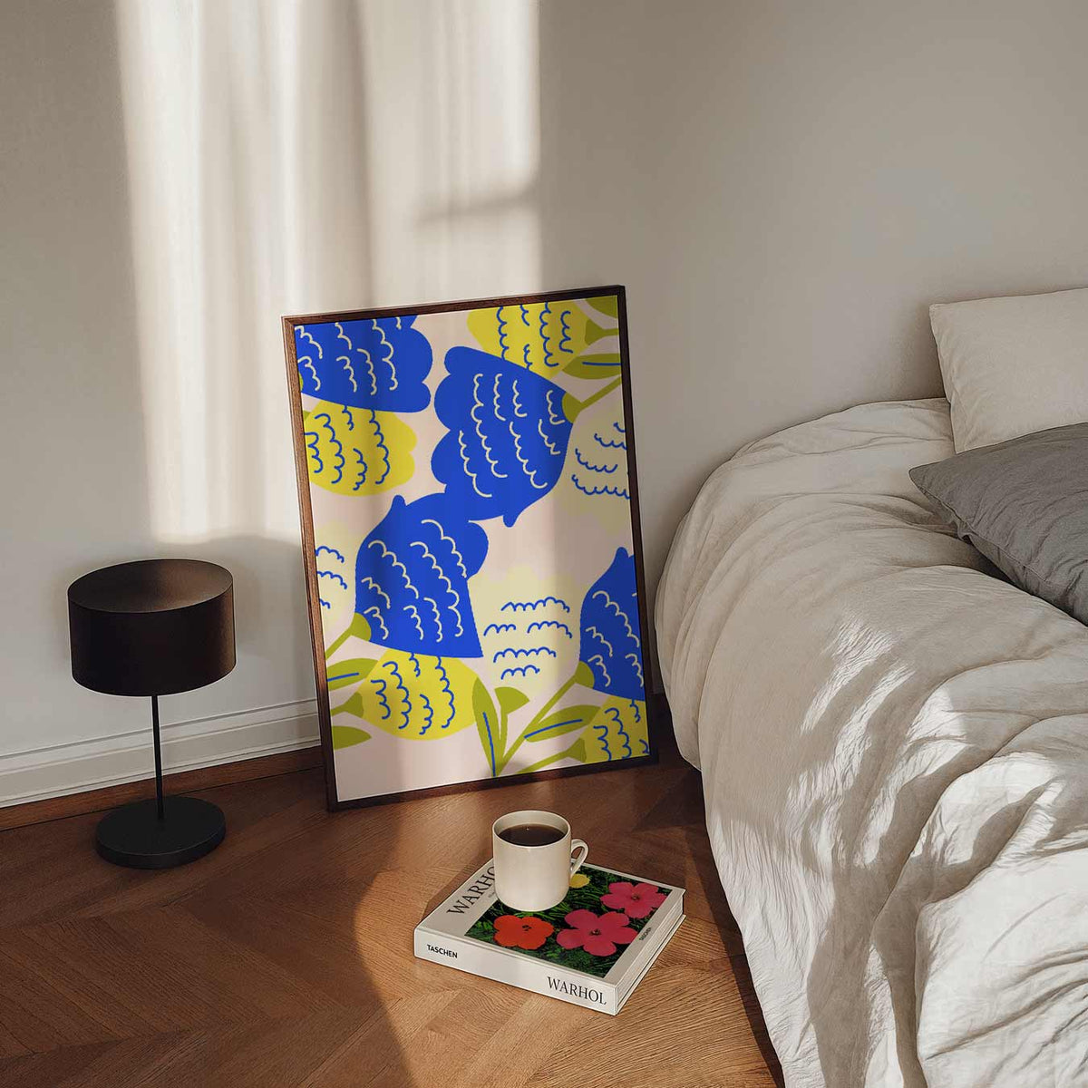 Bloeiende Dromen – staande bloemen wanddecoratie van WallArtistic