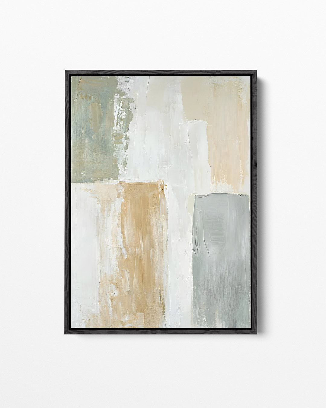 Zachte kleuren compositie – staand wanddecoratie kunstwerk
