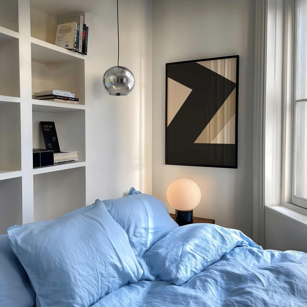 Stijlvolle Geometrische Print – abstracte poster als moderne staande wanddecoratie