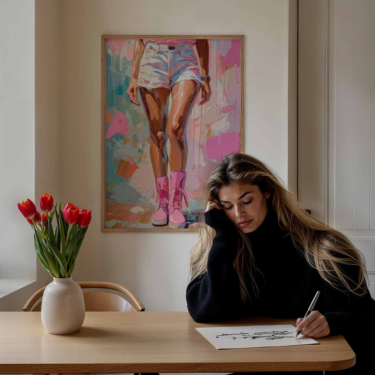 Urban Vibes Kunstposter – Popart poster als moderne urban wanddecoratie