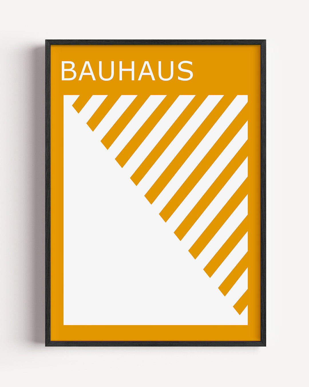 Diagonal lijnen – staande Bauhaus poster als wanddecoratie