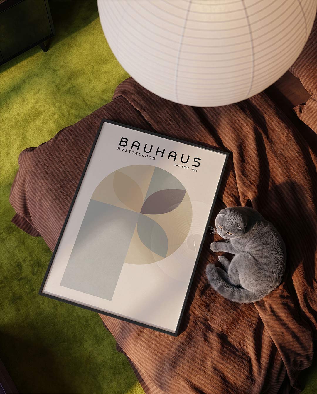 Vorm en balans – moderne Bauhaus wandkunst als poster