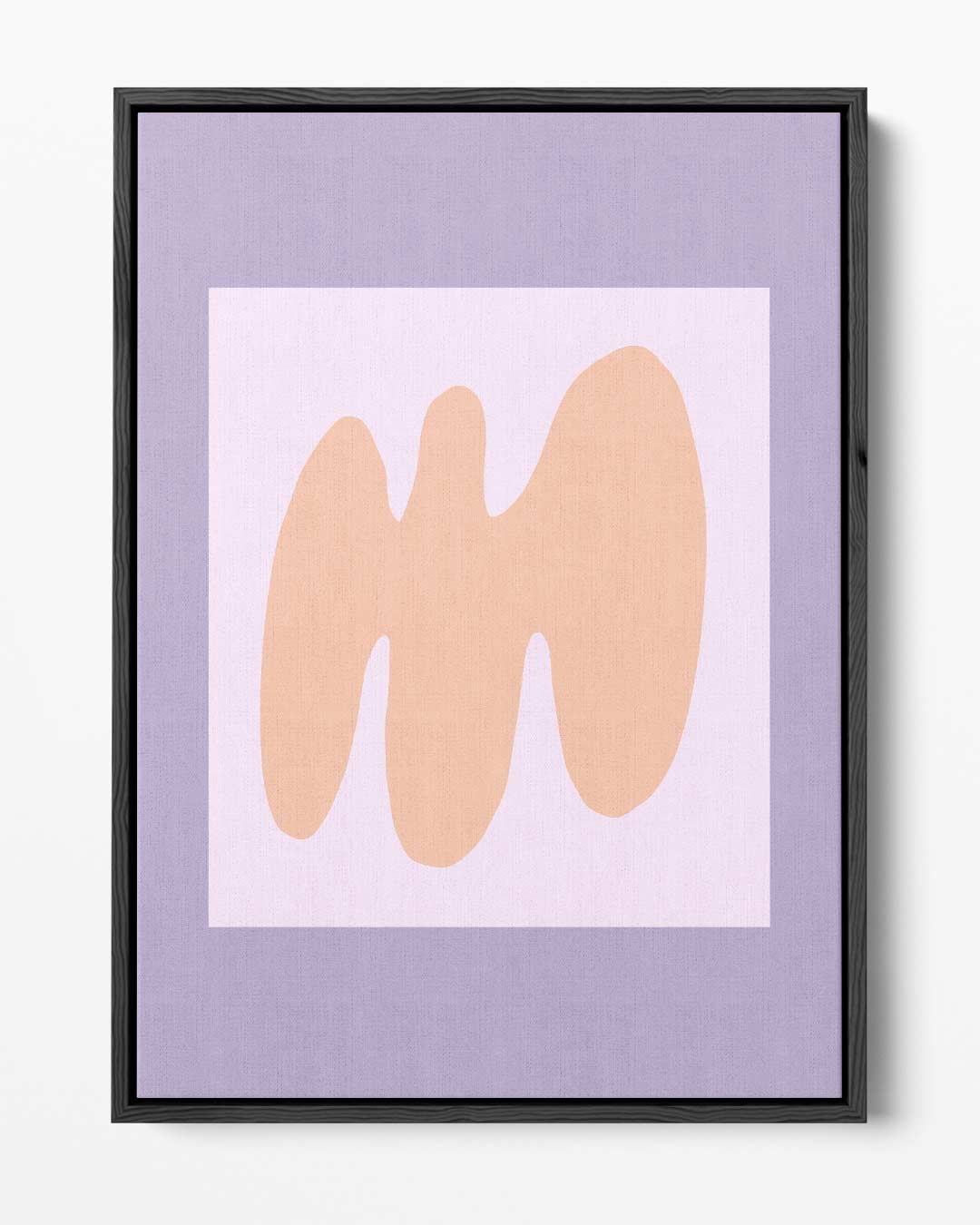 Zachte Aardetinten Abstractie – portret kunstwerk als wanddecoratie