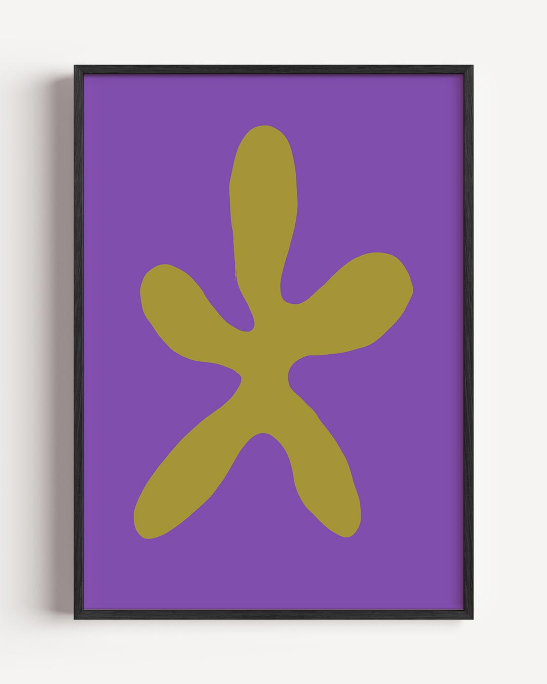 Stijlvolle Vormen – kleurrijke abstracte portret poster als wanddecoratie
