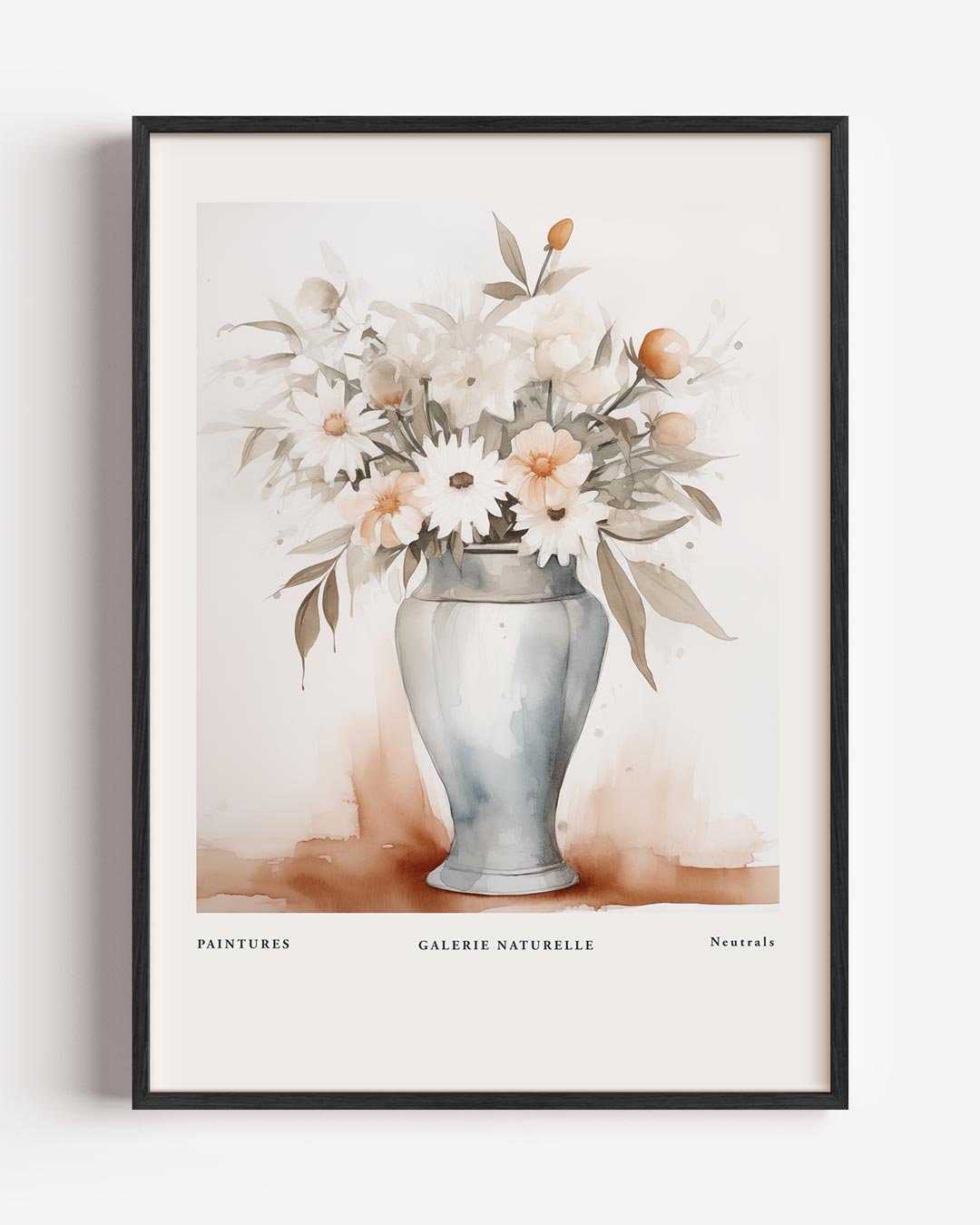 Elegante Bloemenvaas – botanische portret poster als wanddecoratie