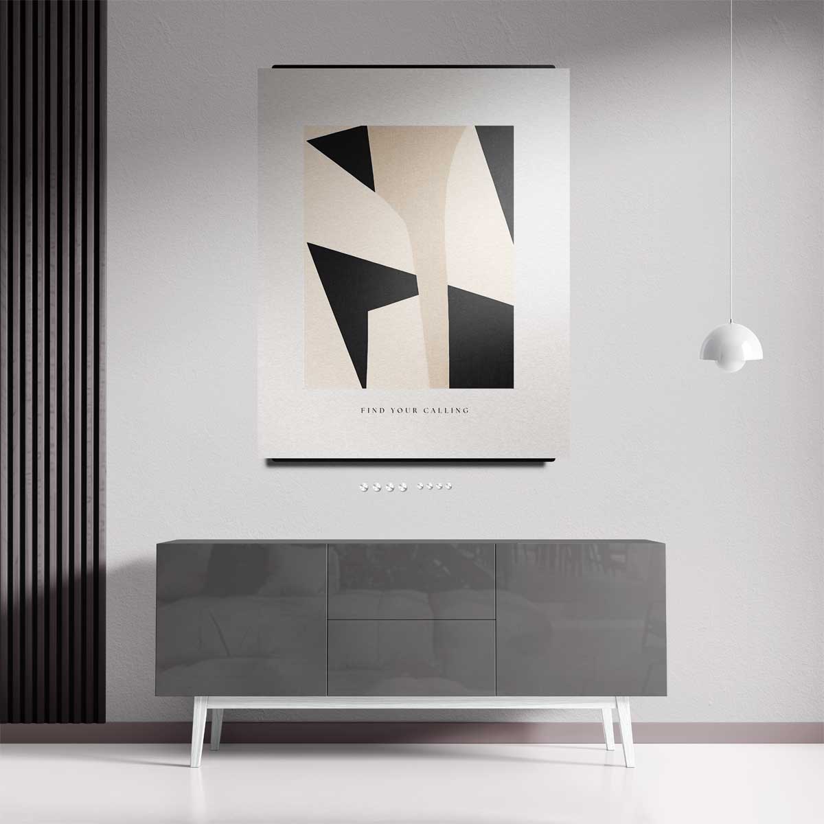 Vind je Roeping – staand kunstwerk voor modern interieur