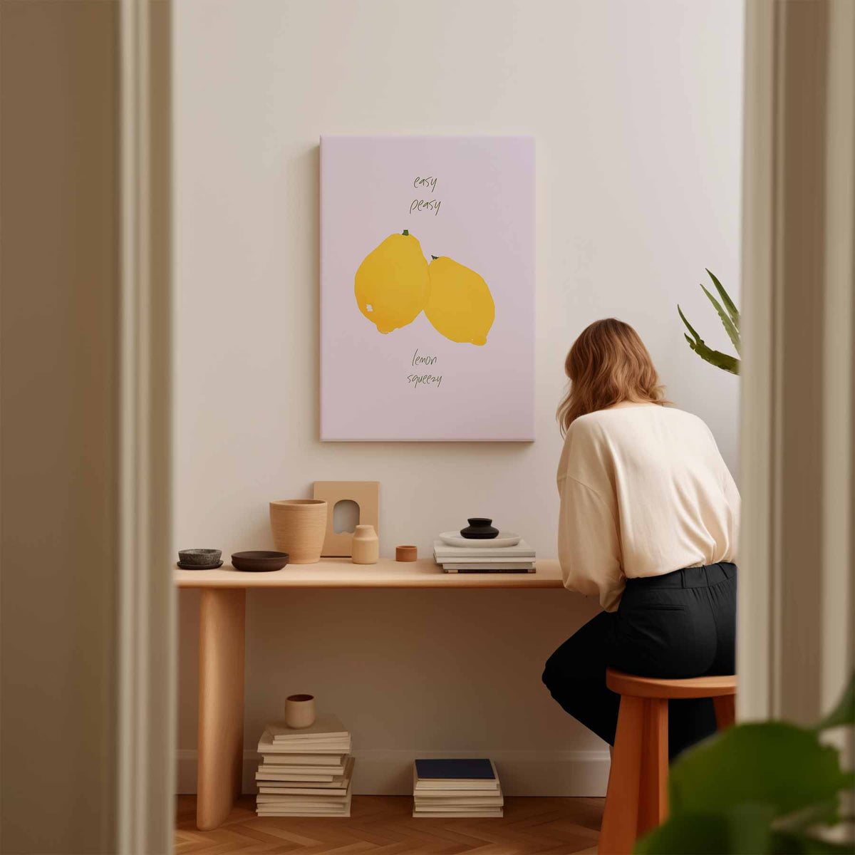 Easy Peasy Lemon Squeezy – plexiglas kunstwerk als wanddecoratie