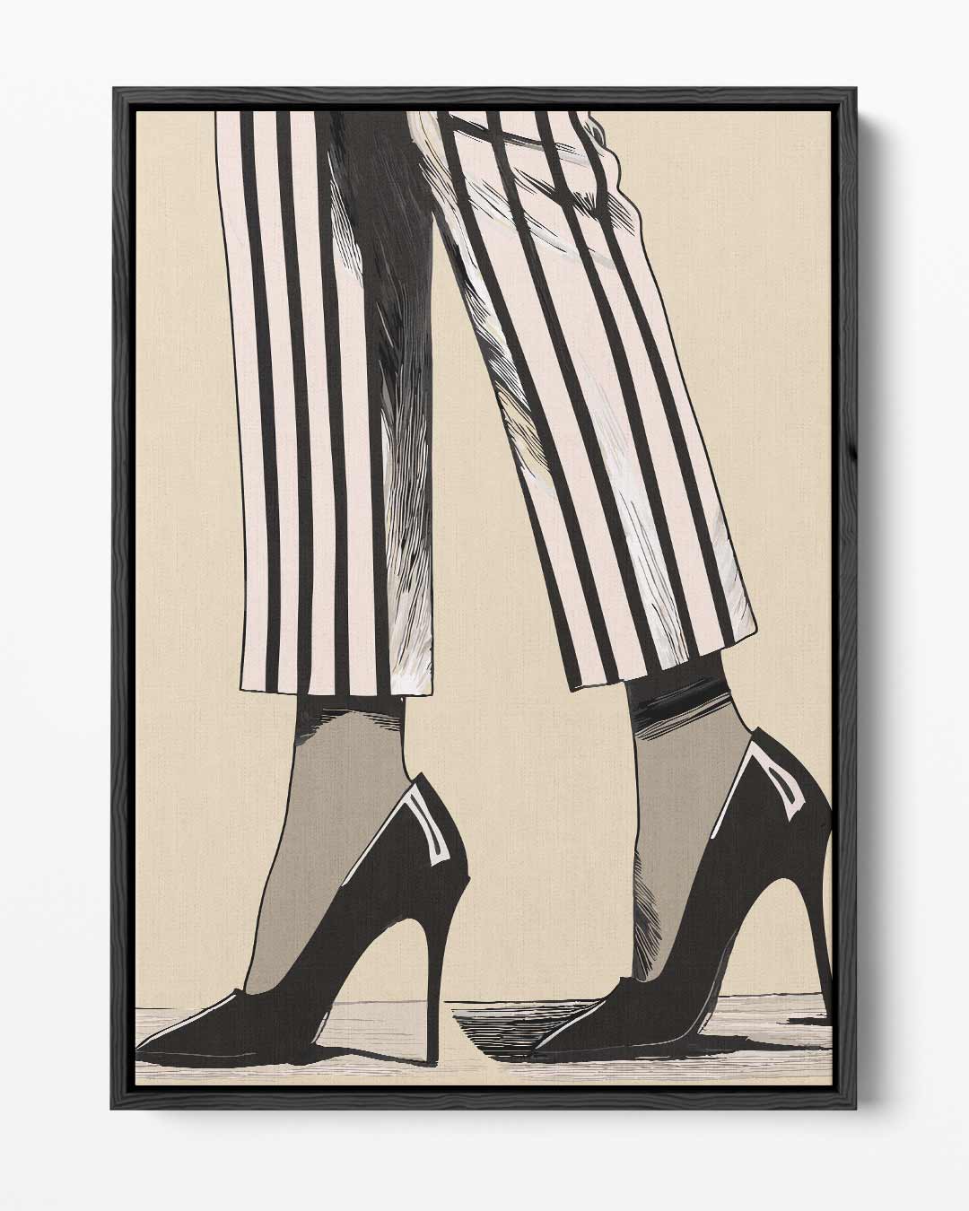 Stap vol Stijl – portret kunstwerk als wanddecoratie