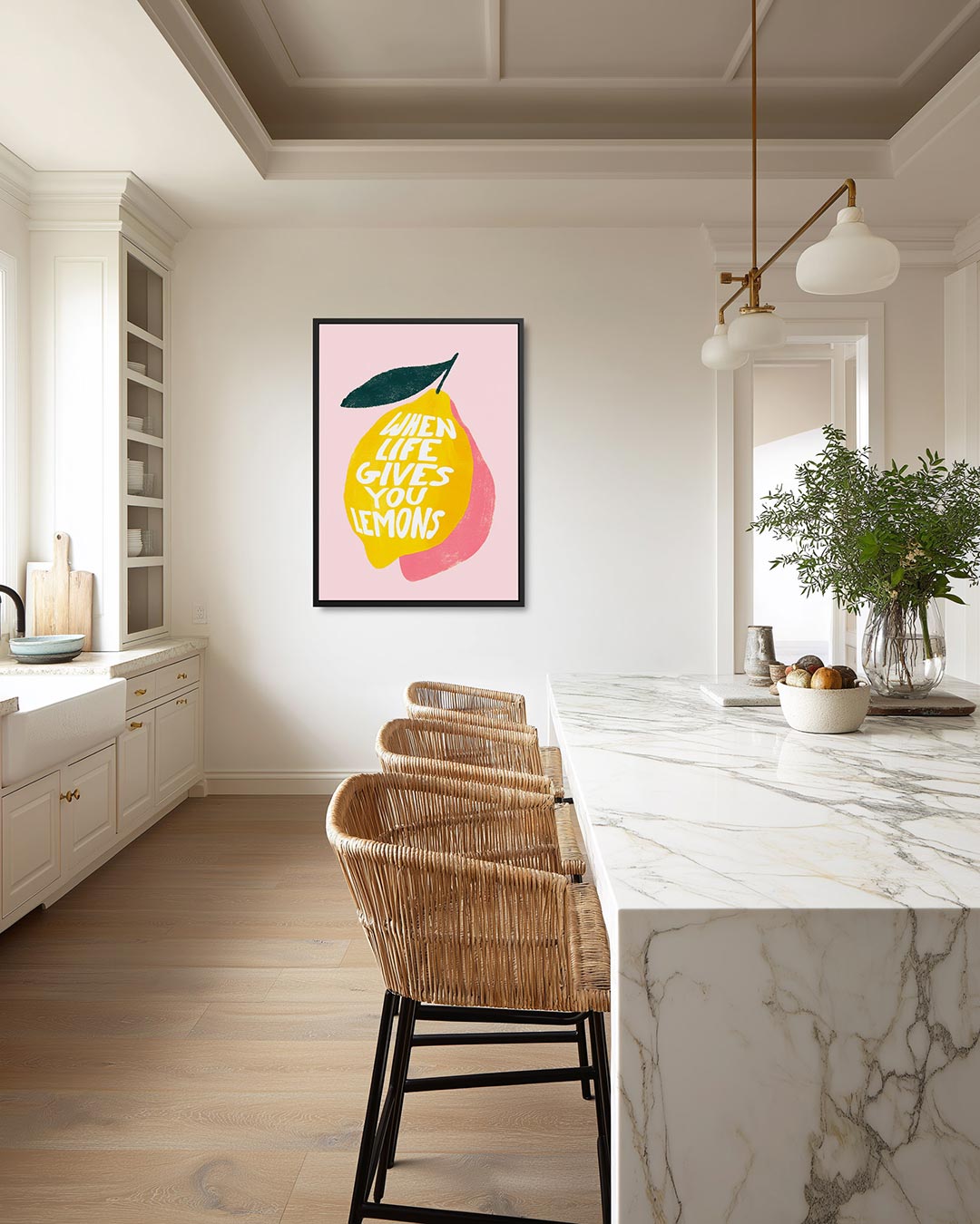 Groene oase – staand wanddecoratie kunstwerk