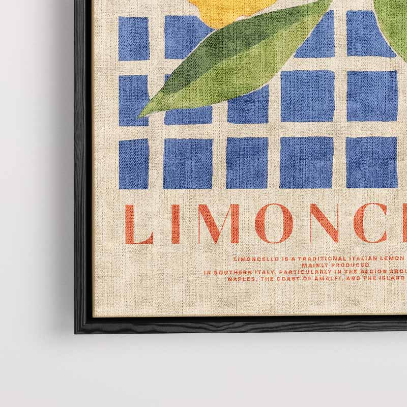 Citrus Serenade Poster – modern portret kunstwerk van WallArtistic