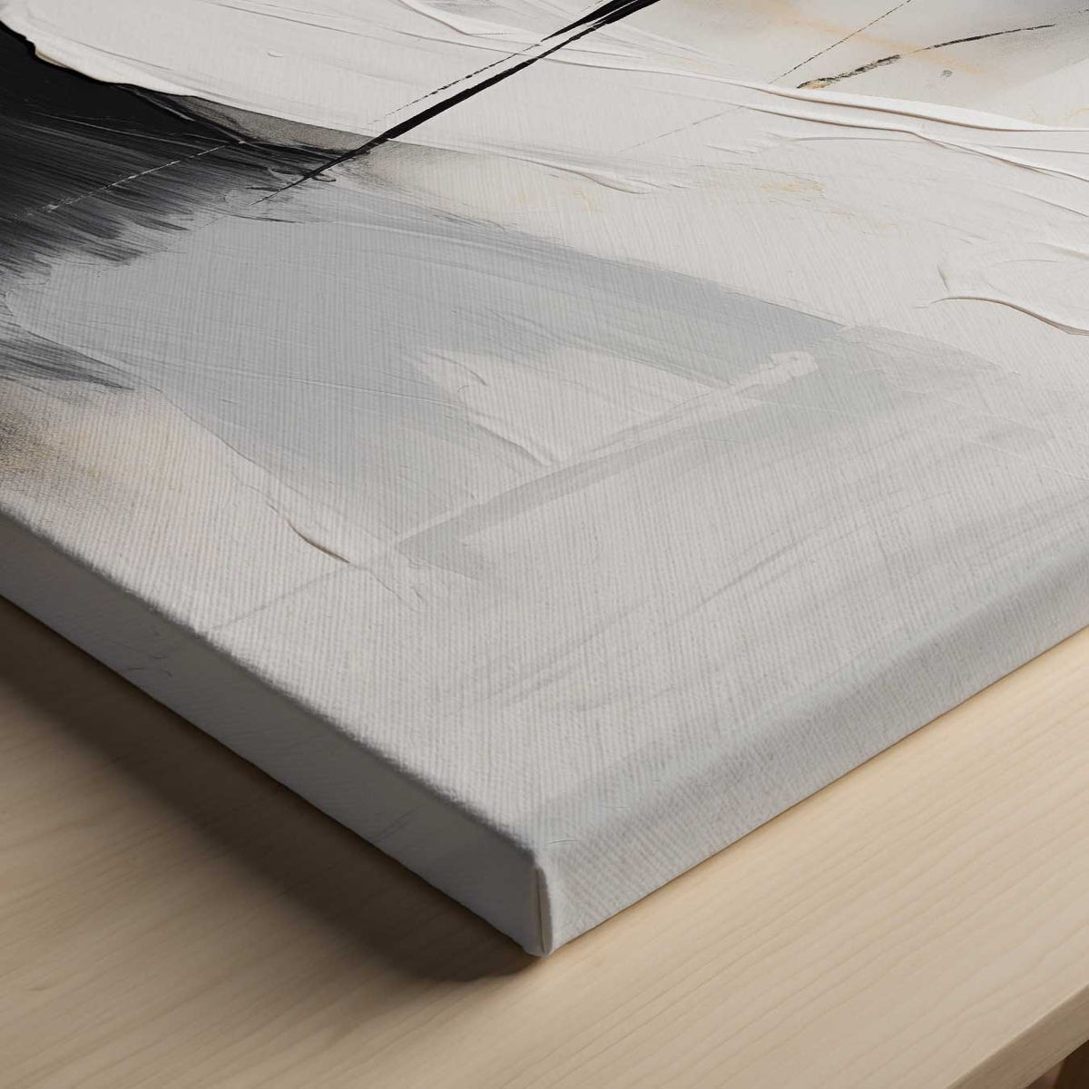 Contrasten in Abstractie – portret kunstwerk als wanddecoratie, afbeelding 13