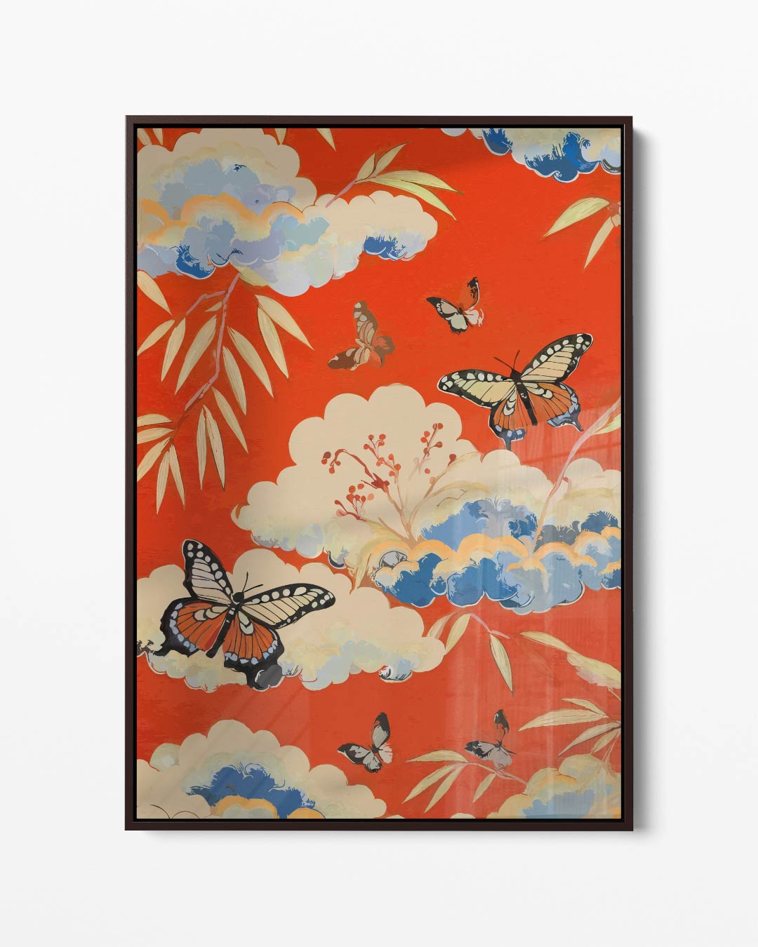 Vlinders in de Lucht – portret kunstwerk als wanddecoratie