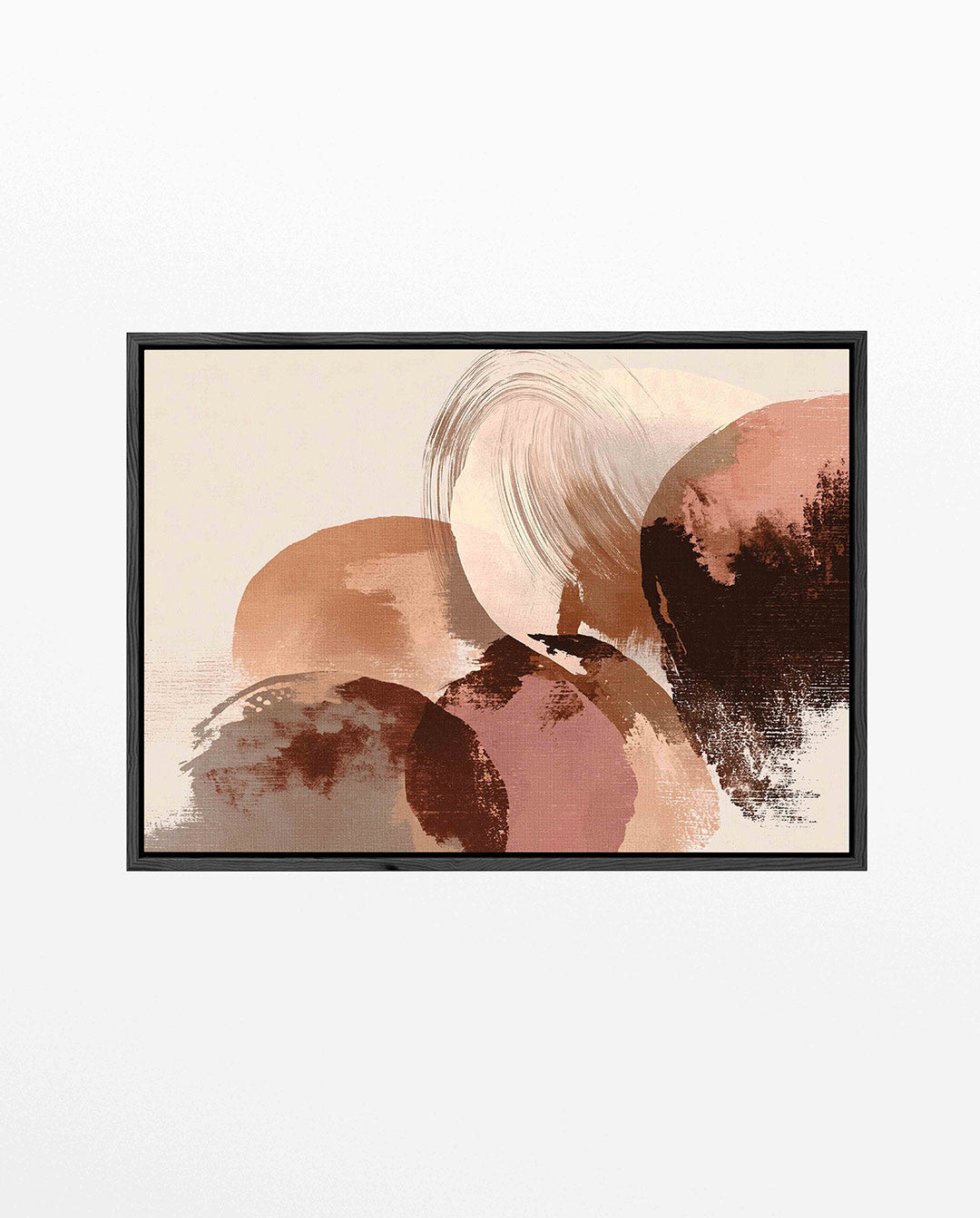 Organische vormen compositie – Editie 6 – liggend abstract kunstwerk