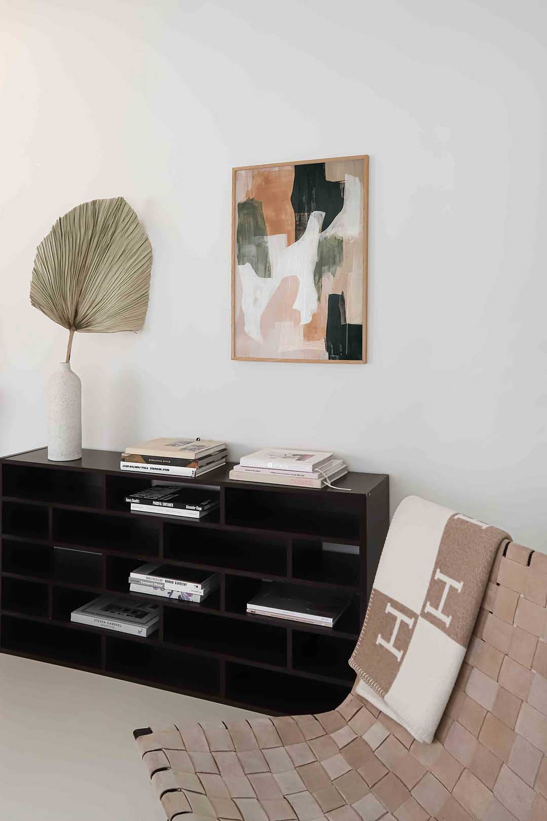 Abstracte vormen – staande moderne wanddecoratie van WallArtistic