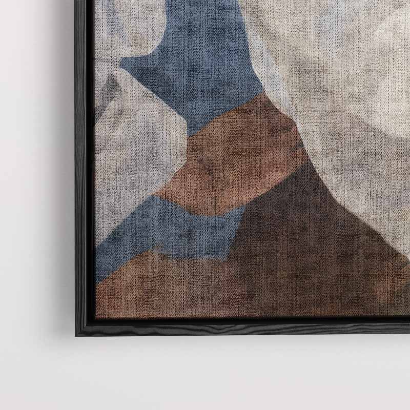 Casual Elegantie – modern portret kunstwerk van WallArtistic