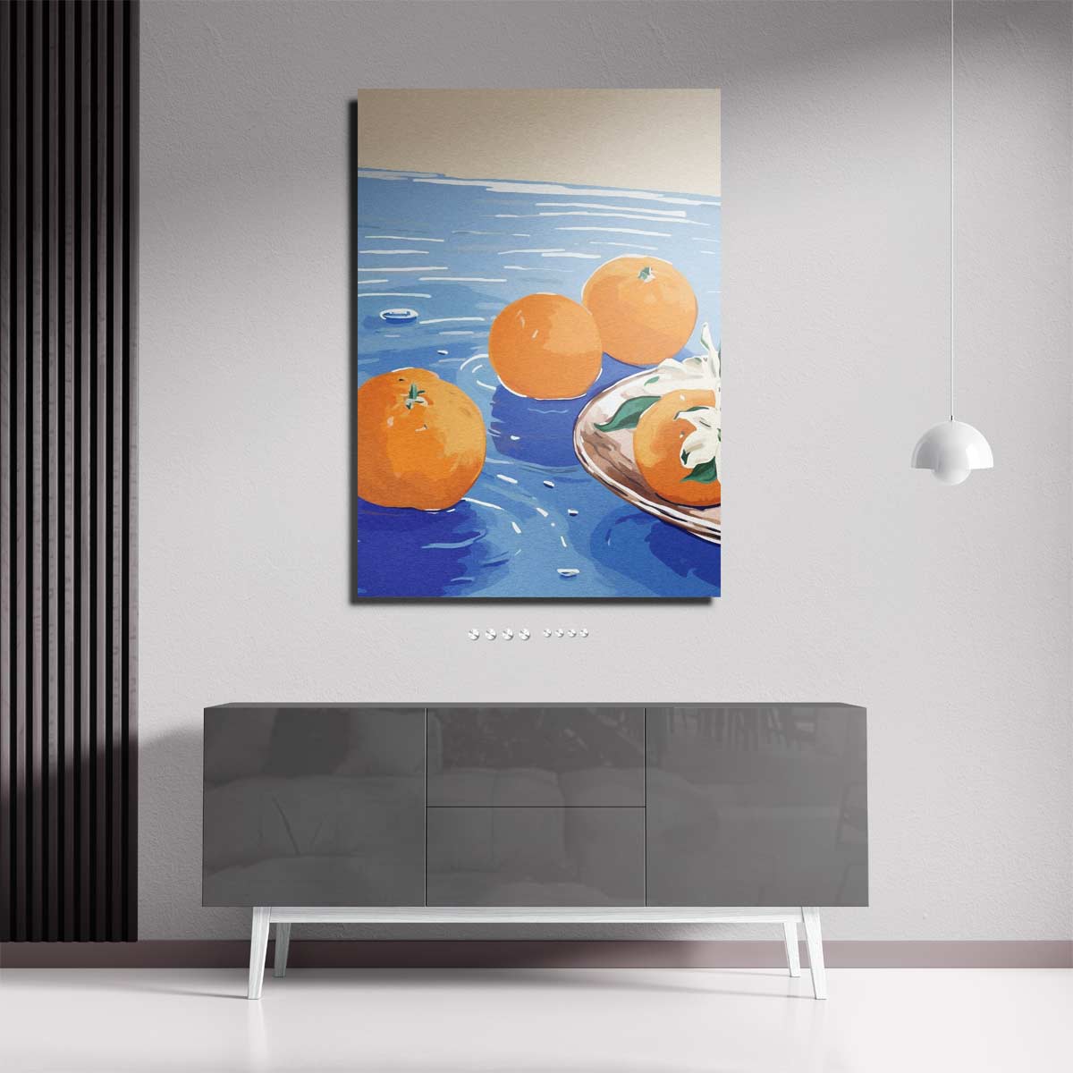 Citrus Serenade – portret kunstwerk als wanddecoratie, afbeelding 18